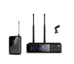 Радиосистема с поясным передатчиком и петличным микрофоном (суперкардиоидная направленность), без кейса.