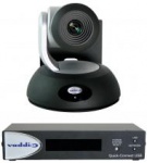 Комплект HD PTZ камеры RoboSHOT 12 с блоком передачи сигнала на 30,48 м и USB выходом, видеовыходы HDMI (DVI-D) и YPbPr до 1080p/60,12х оптический zoom