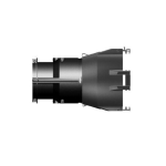 Линзовый тубус, угол раскрытия луча 19 градусов. Для профиля с белым светодиодом