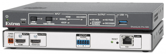 Extron ShareLink Pro 500 Шлюз для презе Extron ShareLink Pro 500 Шлюз для презе