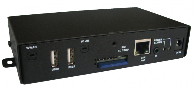 SMA300W-SD8 - Медиаплеер Full HD для цифровых вывесок ОС Gekkota и eLinux, SD 8 Гб, WiFi