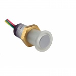 Электронный емкостной сенсорный переключатель со светодиодным кольцом облегчает нажатие / переключение микрофона. Врезной монтаж. 