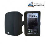 Система озвучивания с настенными громкоговорителями черного цвета