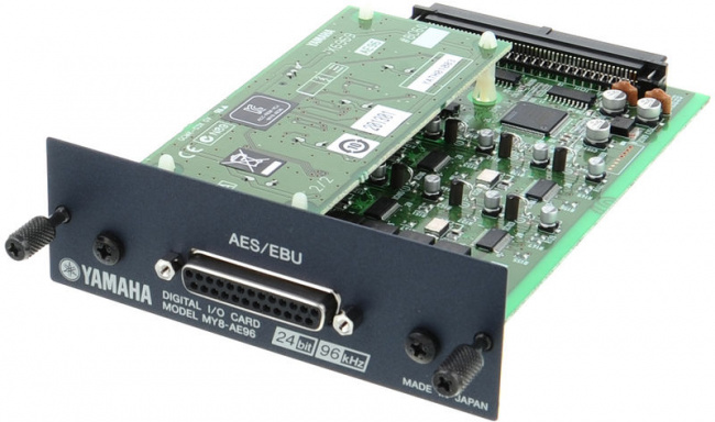 Карта Mini-YGDAI AES/EBU-интерфейс MY8-AE96 Карта Mini-YGDAI AES/EBU-интерфейс MY8-AE96