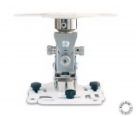 Крепление проектора массой до 20 кг, регулировка поворота 360º и наклона до 30º, белый цвет