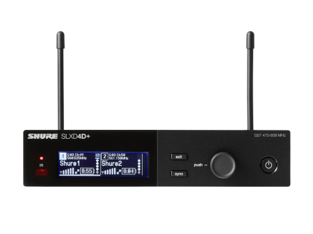 Двухканальный приемник G65 (470-606 MHz), c функцией ShowLink Ease Двухканальный приемник G65 (470-606 MHz), c функцией ShowLink Ease