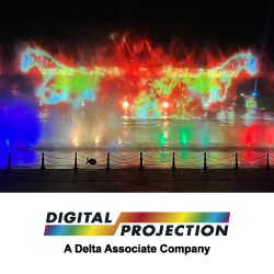 Мэппинг на фонтаны поразил зрителей благодаря 1-чиповым проекторам Digital Projection