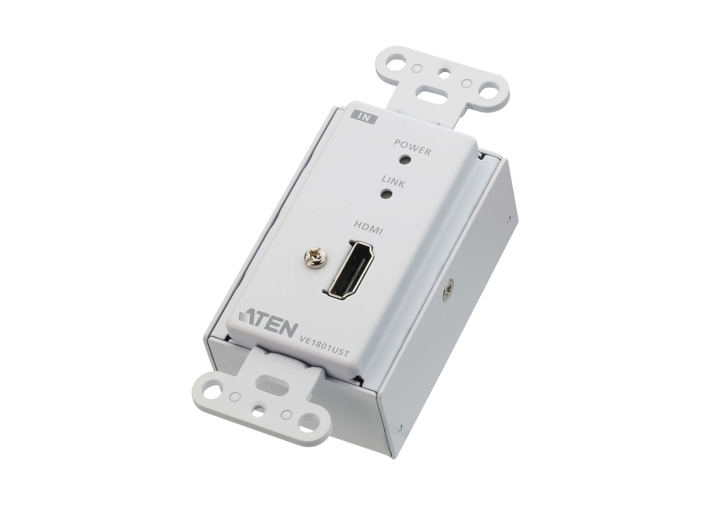 Aten VE1801UST Передатчик HDMI HDBaseT-Lite с монтажной панелью US (4K@40м) -01 Aten VE1801UST Передатчик HDMI HDBaseT-Lite с монтажной панелью US (4K@40м) -01