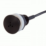 Всенаправленный конденсаторный микрофон, монтируемый в потолок. Цвет черный