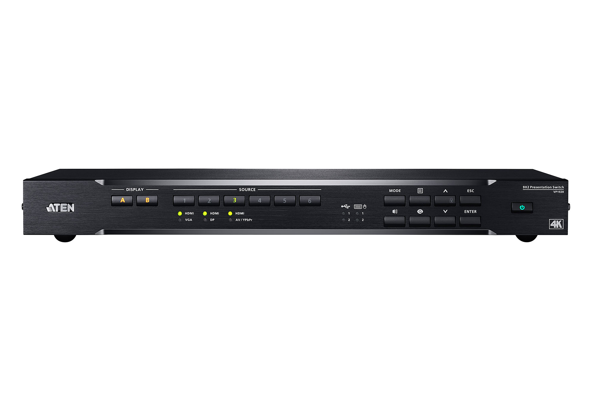 Aten VP1920 9x2 4K Презентационный коммутатор img_03 Aten VP1920 9x2 4K Презентационный коммутатор img_03