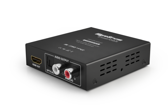 EXP-CON-AUD-H2 Дэ-эмбеддер аналогового и цифрового аудио из HDMI 2.0, c проходным HDMI портом EXP-CON-AUD-H2 Дэ-эмбеддер аналогового и цифрового аудио из HDMI 2.0, c проходным HDMI портом