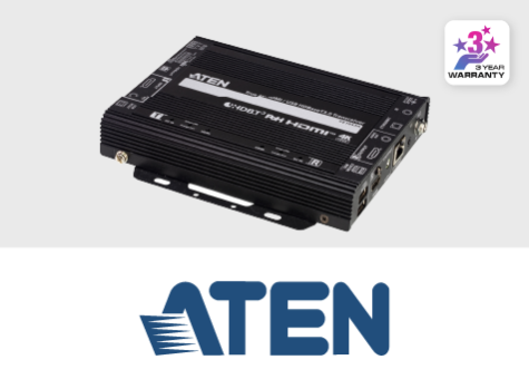 ATEN VE1843A — универсальный трансивер HDBaseT 3.0 для проектов True 4K