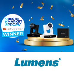 Lumens VoiceConnect удостоена награды Pro AV 2025 года «Лучшая на рынке» от AV Technology