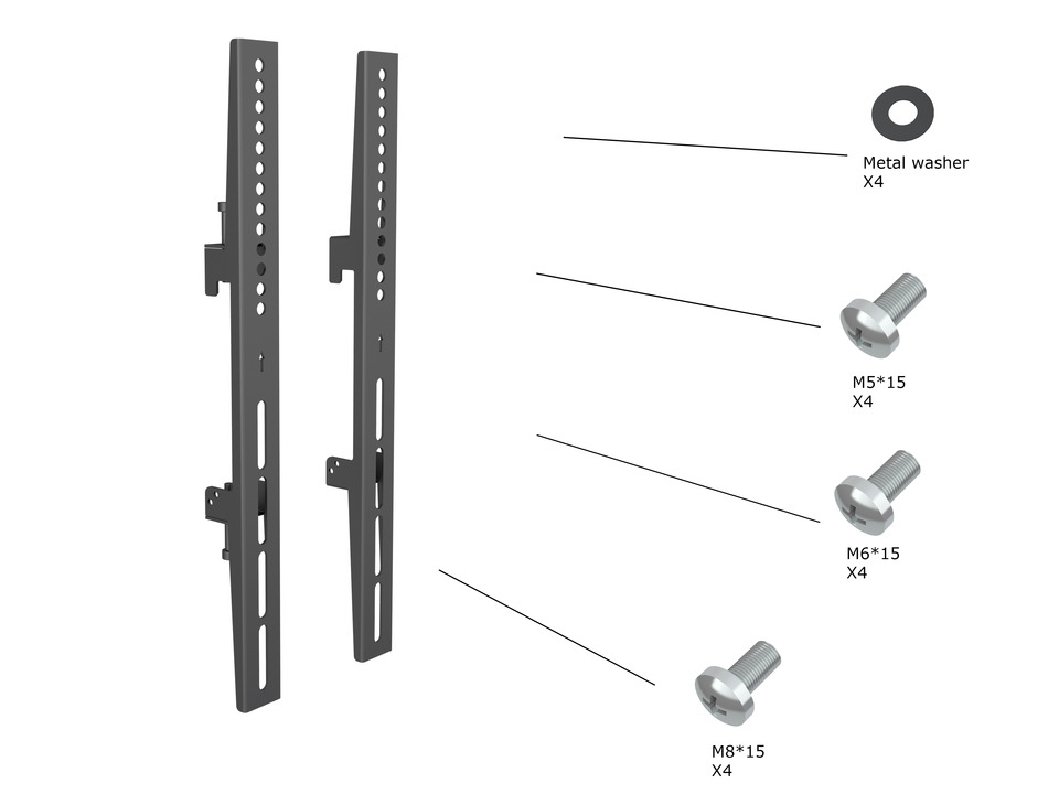 M3736 Настенное крепление Multibrackets-02 M3736 Настенное крепление Multibrackets-02