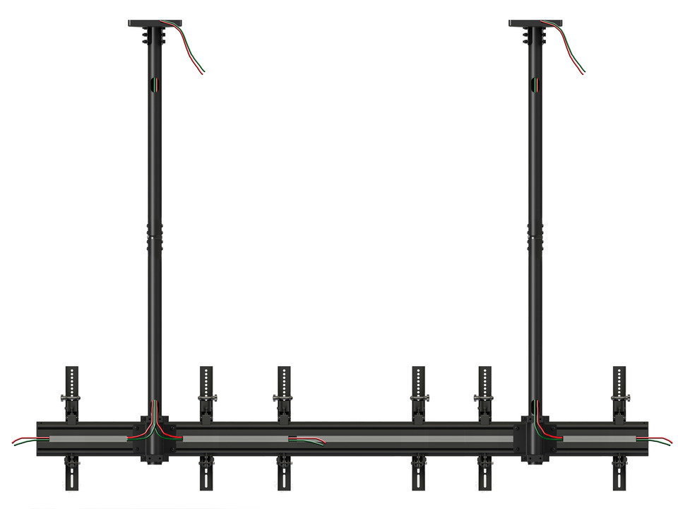 Multibrackets M3477 Потолочное крепление для 3 х ЖК панелей 40-65 Multibrackets M3477 Потолочное крепление для 3 х ЖК панелей 40-65