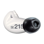 Левый внутриканальный наушник SE215, цвет белый