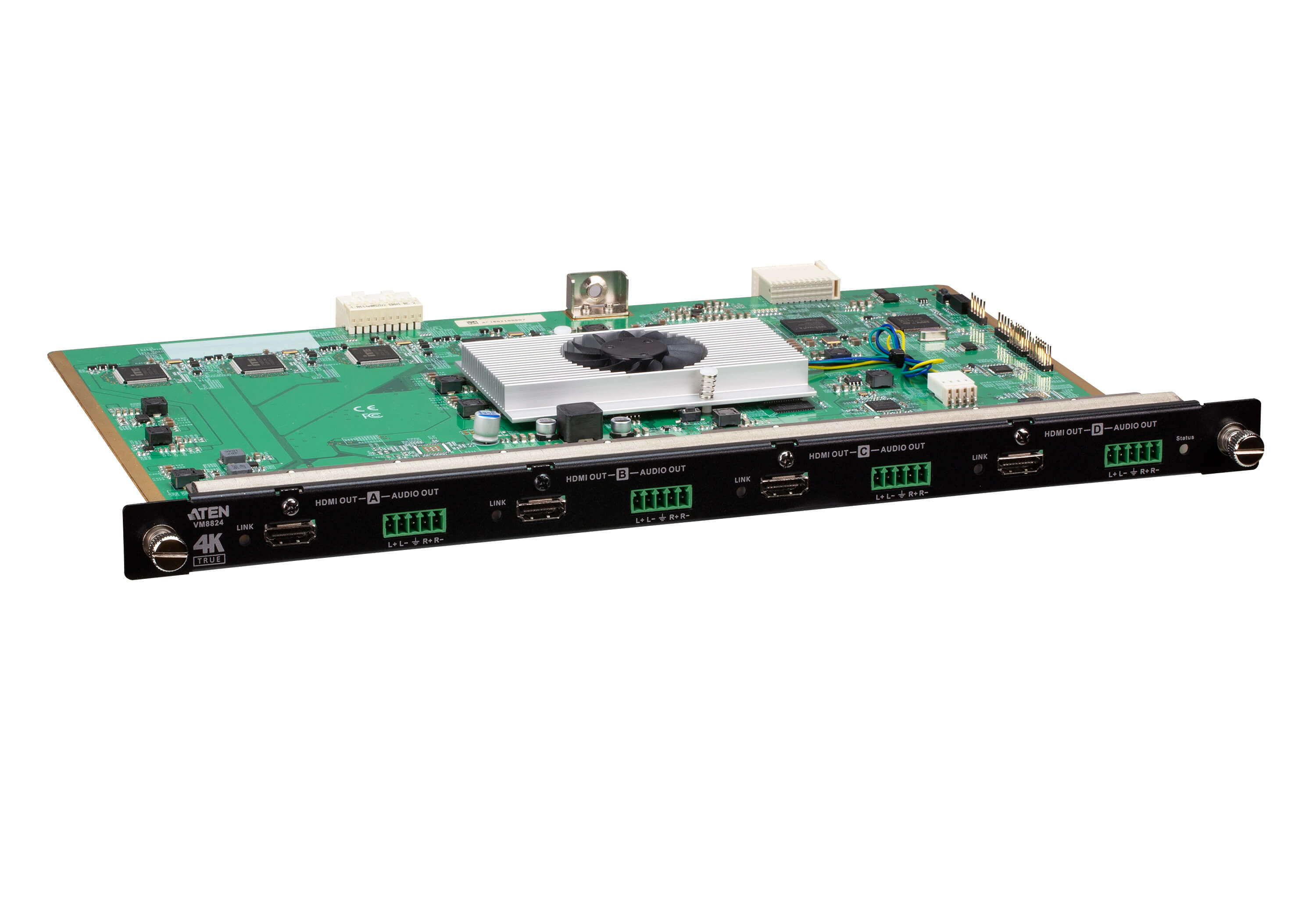 Aten VM8824 4-портовая True 4K HDMI плата вывода с масштабированием - pic_02 Aten VM8824 4-портовая True 4K HDMI плата вывода с масштабированием - pic_02