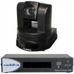 Комплект HD PTZ камеры ClearVIEW HD-20SE с блоком передачи сигнала на 30,48 м и USB выходом, видеовыходы HDMI (DVI-D) и YPbPr до 1080p/60, 20х оптический zoom / 999-6989-001  (черный) и 999-6989-001AW (белый)