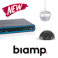 Решения для совместной работы Biamp Devio нового поколения доступны для заказа