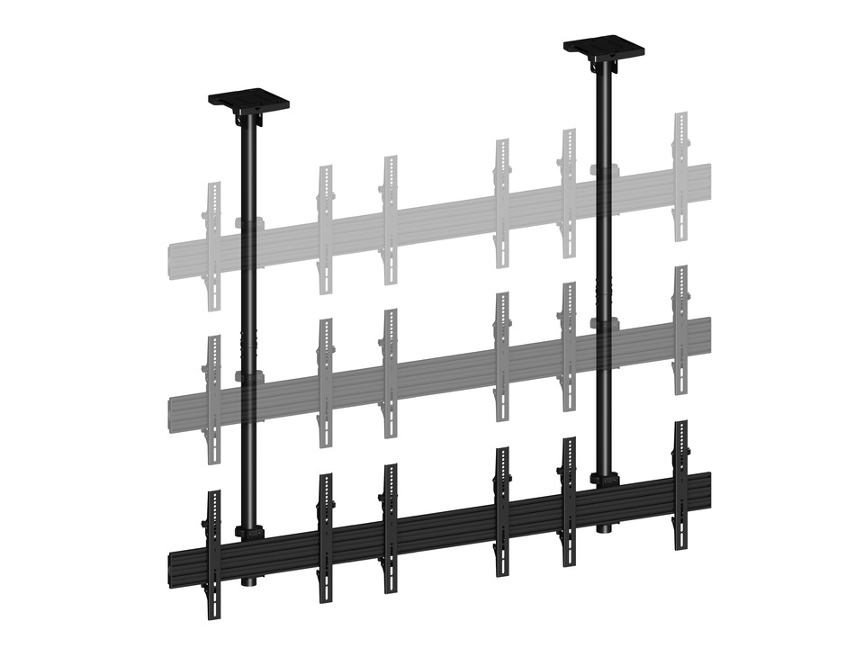 Multibrackets M3477 Потолочное крепление для 3 х ЖК панелей 40-65 Multibrackets M3477 Потолочное крепление для 3 х ЖК панелей 40-65
