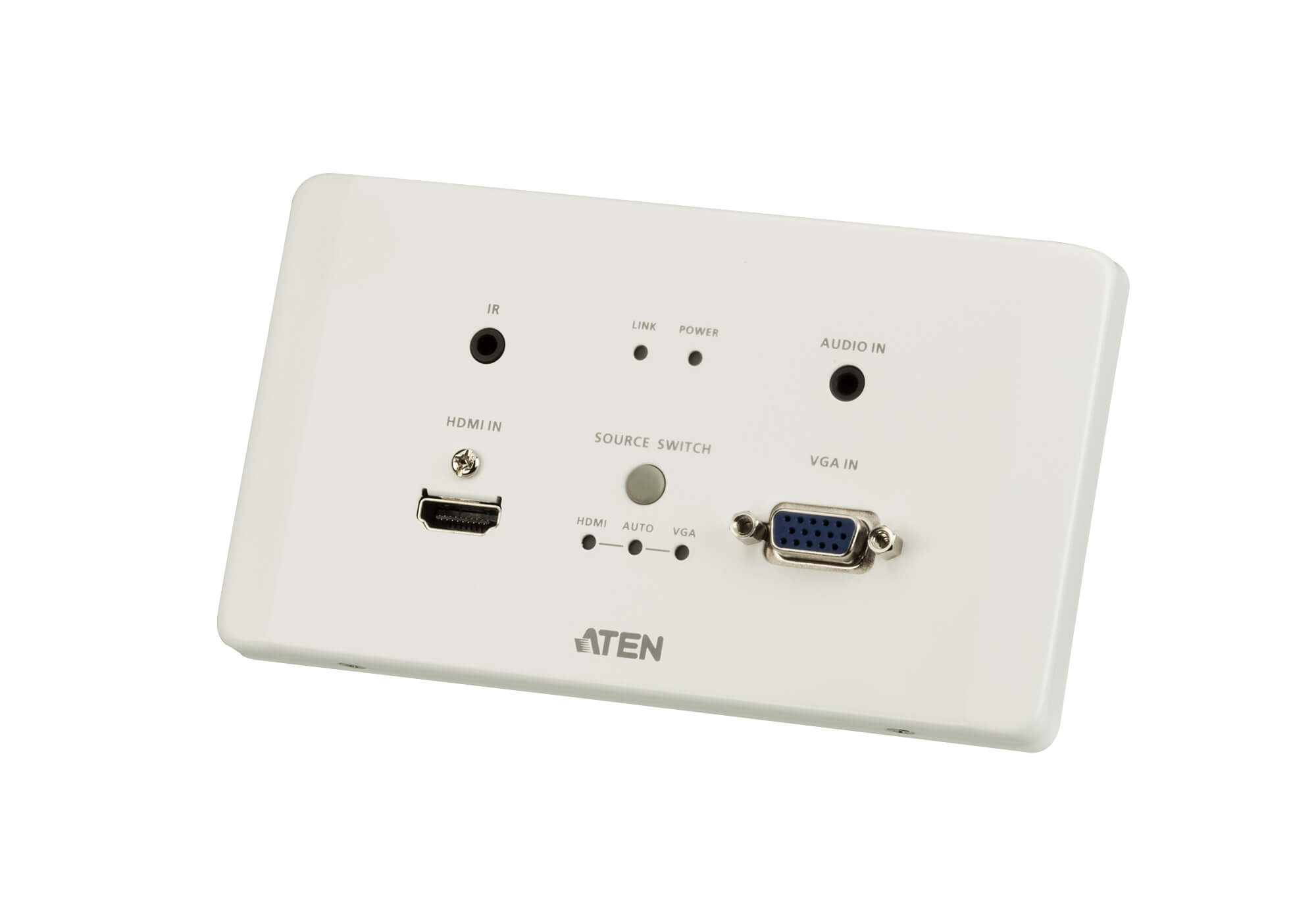 Aten VE2812EUT HDMI & VGA HDBaseT Настенный передатчик с монтажной панелью EU -img_01 Aten VE2812EUT HDMI & VGA HDBaseT Настенный передатчик с монтажной панелью EU -img_01