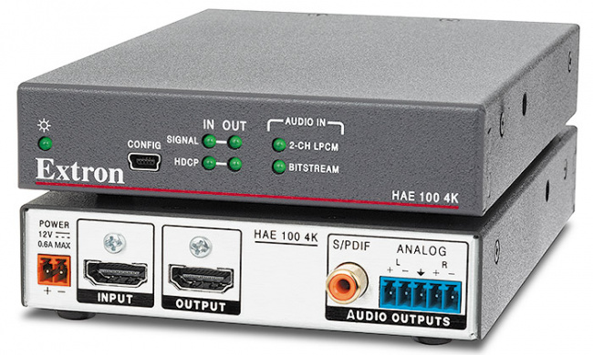 HAE 100 4K - Устройство для деэмбедирования аудио из HDMI HAE 100 4K - Устройство для деэмбедирования аудио из HDMI