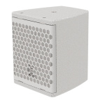 Ультра-компактный пассивный широкополосный громкоговоритель, 4" НЧ, 1,1" купольный ВЧ-драйвер, 80° коническая направленность, 100Гц-20кГц, 1,6 кг. Цвет белый.