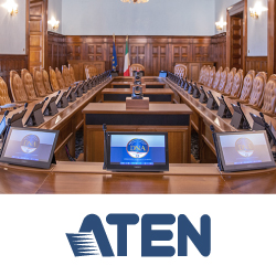 Решение ATEN для распределения и управления мультимедиа в конференц-зале суда