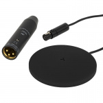 Низкопрофильный для поверхностного монтажа всенаправленный конденсаторный микрофон, 3M cable terminated with Tini Q /  3 Pin XLR PPA-RF. Цвет черный