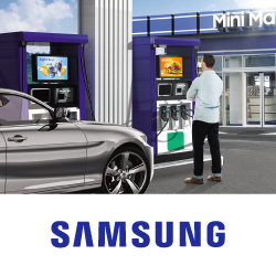 Персонализированная наружная реклама с компактным дисплеем Samsung OH24B 