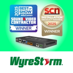 Кодер WyreStorm NHD-510-TX получил две награды на InfoComm 2025