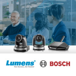 Интеграционное партнерство Lumens & Bosch в области профессиональных решений для конференций 