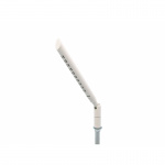 Узкий гиперкардиоидный конденсаторный микрофон на стойке с шарнирным соединением, с открытым выходом. Длина 180 мм. Цвет белый