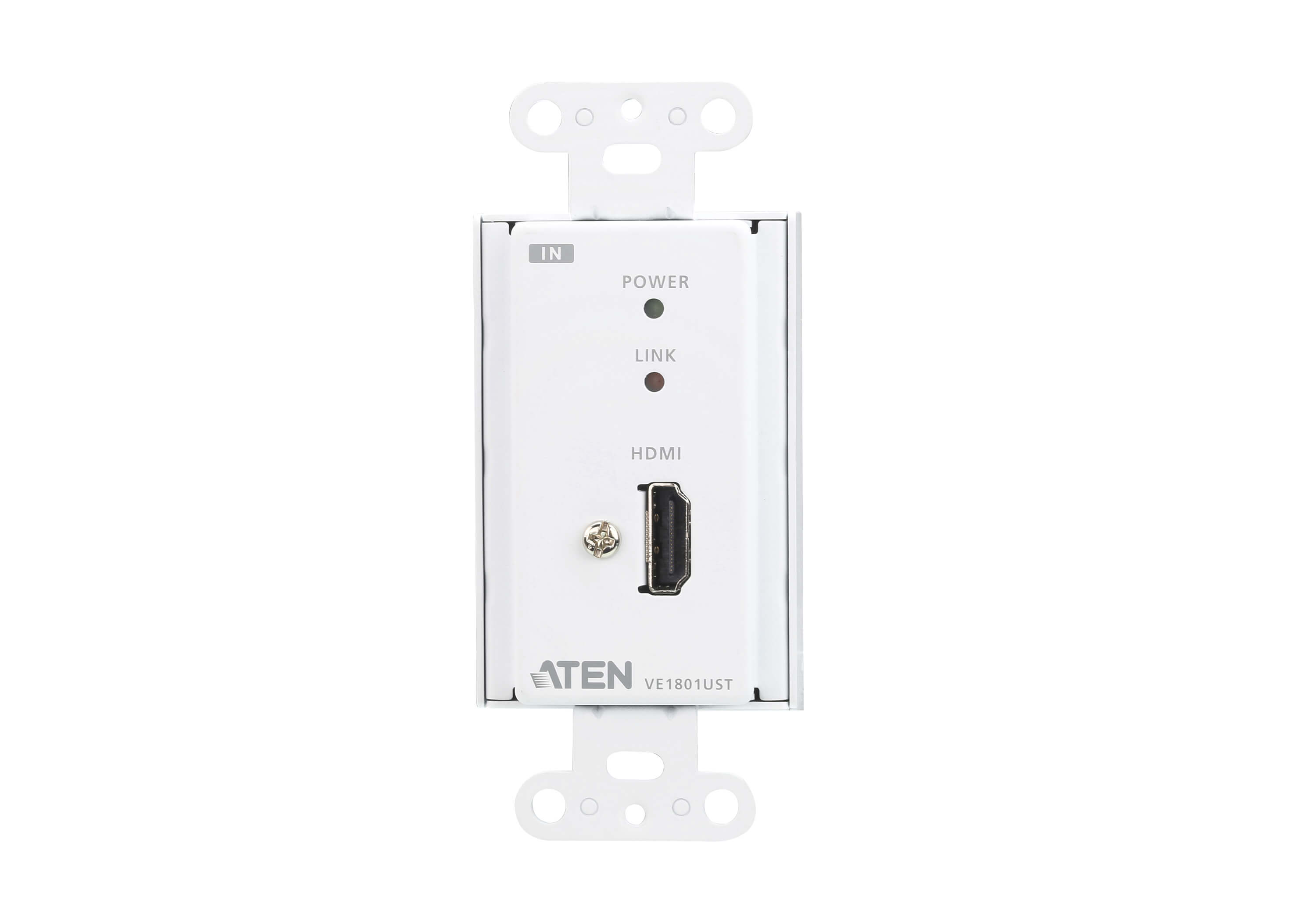 Aten VE1801UST Передатчик HDMI HDBaseT-Lite с монтажной панелью US (4K@40м) -03 Aten VE1801UST Передатчик HDMI HDBaseT-Lite с монтажной панелью US (4K@40м) -03