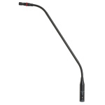 Кардиоидный, конденсаторный микрофон на «гусиной шее», RF-защита, 5-pin XLRM-PPA, длина 400 мм, полужесткий держатель, яркое LED кольцо, цвет черный