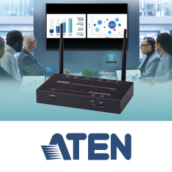 Новые беспроводные презентационные 4K-коммутаторы ATEN