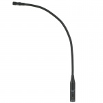 Кардиоидный конденсаторный микрофон на гибкой стойке типа «гусиная шея», с RF-защитой, разъем 3 Pin Male XLR. Длина 480 мм. Цвет черный