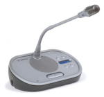 Дискуссионный пульт с переключателем каналов, темный (без микрофона)