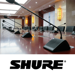 Объявляем о начале продаж конференц-систем Shure DIS