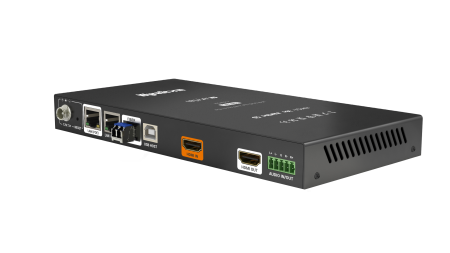 Энкодер 4K60 444 с поддержкой Dolby Vision, USB 2.0, ARC - Ethernet 1Гб | SFP | HDMI out | 2x LAN Энкодер 4K60 444 с поддержкой Dolby Vision, USB 2.0, ARC - Ethernet 1Гб | SFP | HDMI out | 2x LAN
