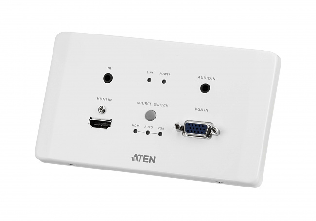 VE2812AEUT- Передатчик HDMI и VGA HDBaseT с монтажной панелью EU и функцией PoH (4K@100м / 1080p@150м) (HDBaseT Class A) VE2812AEUT- Передатчик HDMI и VGA HDBaseT с монтажной панелью EU и функцией PoH (4K@100м / 1080p@150м) (HDBaseT Class A)