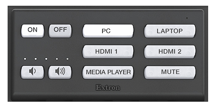 Extron NBP 1200C Лючок Cable Cubby с сетевой кнопочной панелью-02 Extron NBP 1200C Лючок Cable Cubby с сетевой кнопочной панелью-02