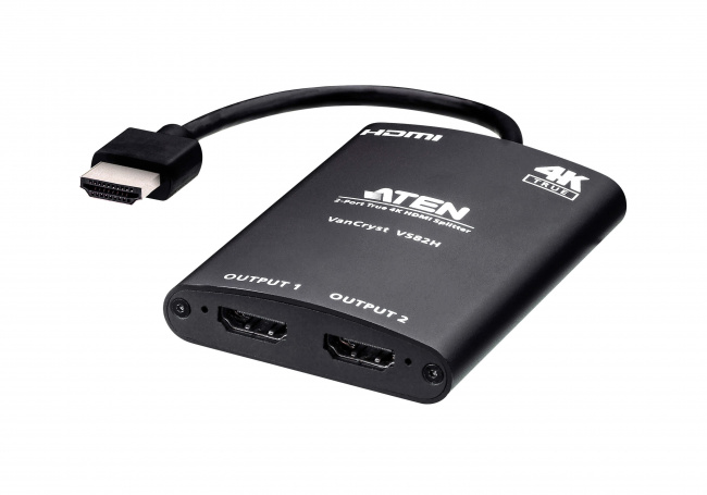 Aten VS82H 2-портовый True 4K HDMI разветвитель Aten VS82H 2-портовый True 4K HDMI разветвитель