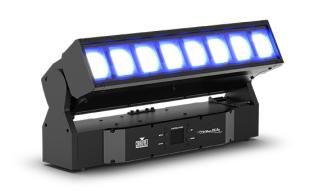 Светодиодный линейный прожектор IP65 с моторизованным приводом TILT 8х45Вт RGBW светодиодов