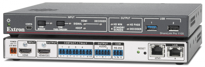 Extron ShareLink Pro 1100 - Презентационная система проводная / беспроводная Extron ShareLink Pro 1100 - Презентационная система проводная / беспроводная
