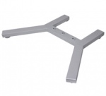 Основание напольной стойки (К-стиль), возможность крепления роликов, для дисплеев до 50", цвет - серебро