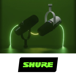 Микрофон Shure MV7+ для записи и потокового вещания нового уровня 