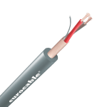 Микрофонный кабель, серый, 6 мм, медный экран