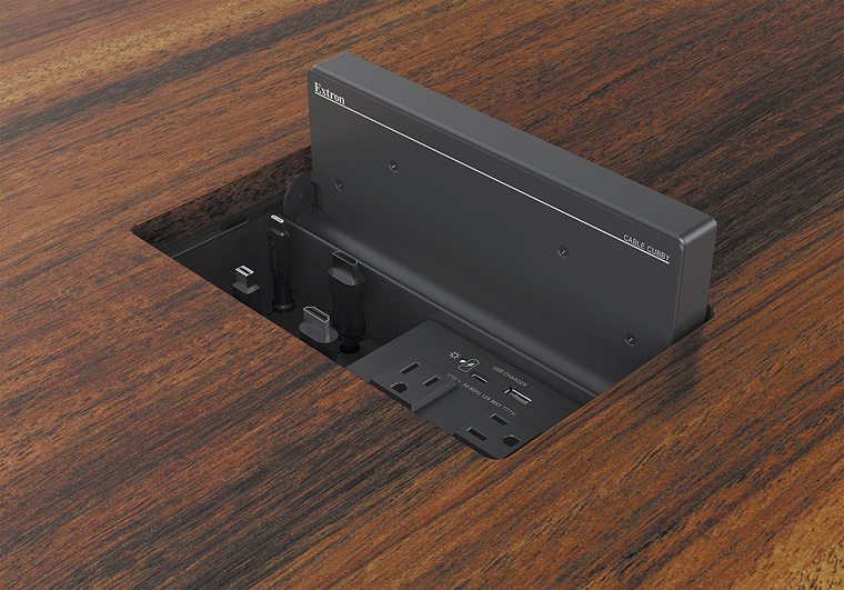 Extron Cable Cubby 1252 MS Архитектурный лючок c отделкой под мебель -04 Extron Cable Cubby 1252 MS Архитектурный лючок c отделкой под мебель -04