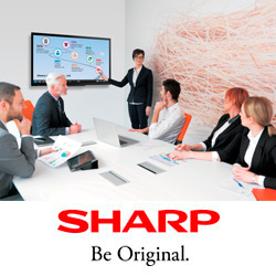 Sharp расширяет серию интерактивных панелей AQUOS BOARD для переговорных комнат